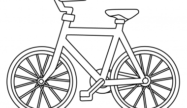 Bisiklet Boyama Sayfaları