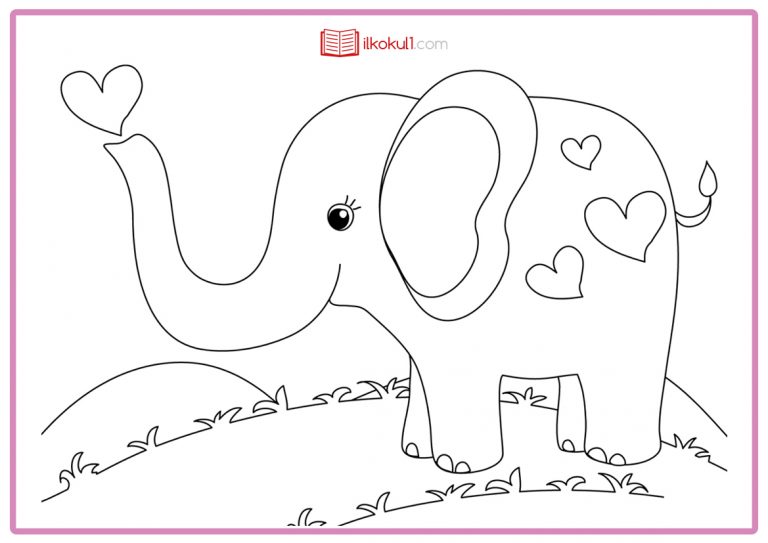 FİL BOYAMA SAYFALARI