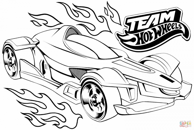 Hot Wheels Boyama Sayfaları