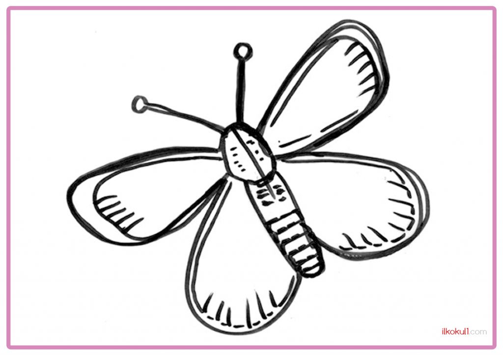 Kelebek yüz boyama basit