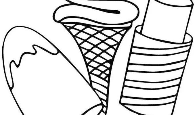 Dondurma Boyama Sayfası