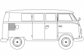 Otobüs Boyama Sayfaları