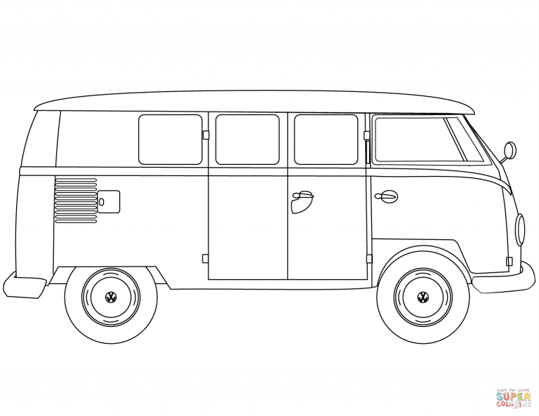 Otobüs Boyama Sayfaları