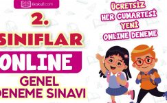 2. Sınıflar Genel Deneme Sınavı 10 Aralık 2023