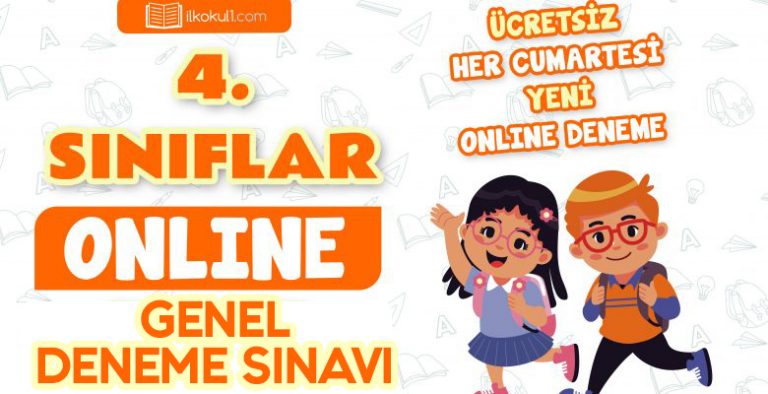 4. Sınıflar Genel Deneme Sınavı 10 Aralık 2023