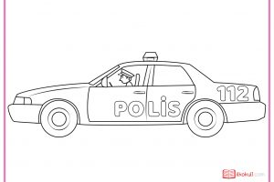 POLİS ARABASI BOYAMA SAYFALARI (YENİ)