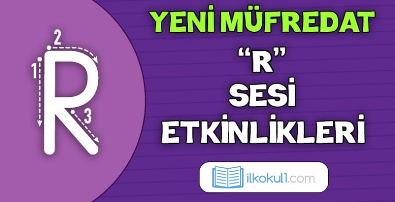2024-2025 Yeni Müfredat -R Sesi Etkinlikleri- 2024-2025 Yeni Müfredat -R Sesi Etkinlikleri-