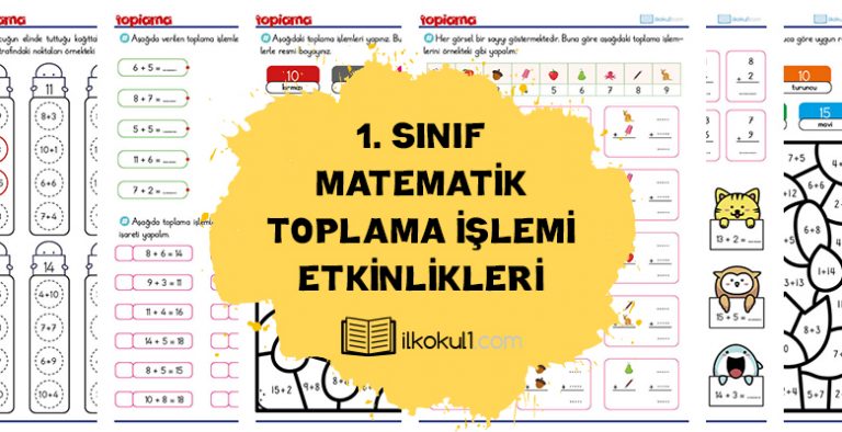 1. Sınıf “Toplama İşlemi Etkinlikleri”