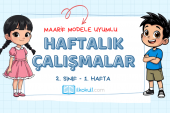 Maarif Modele Uyumlu 2. Sınıf Haftalık Çalışmalar -Hafta 1-